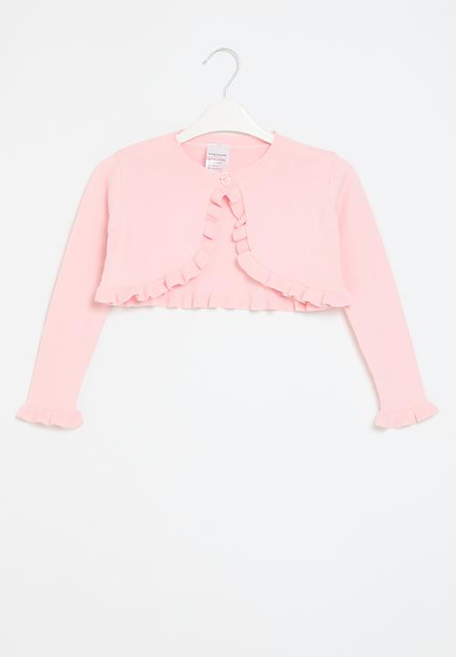 Pop Candy - Frilled cropped top-pink