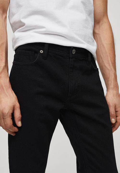 MANGO - Jeans jan - black denim
