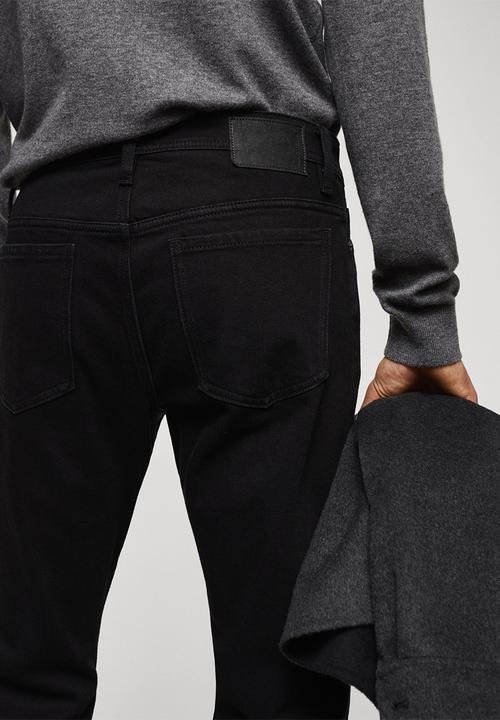 MANGO - Jeans jan - black denim