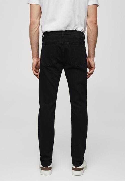 MANGO - Jeans jan - black denim