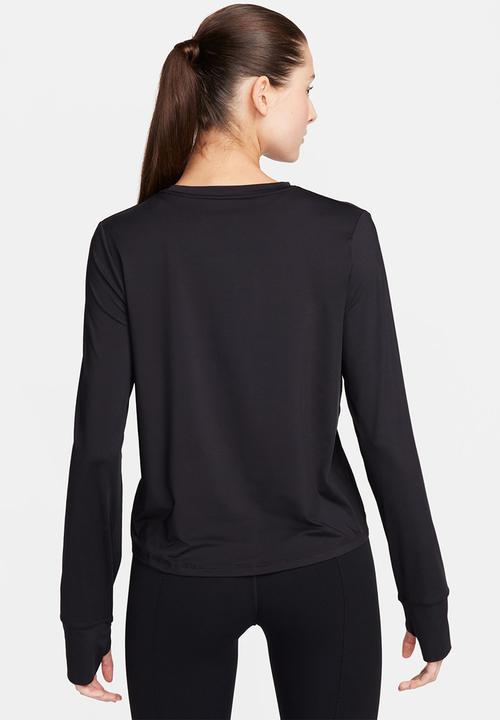Nike - W Nk One Classic Df Ls Top - Black/Black