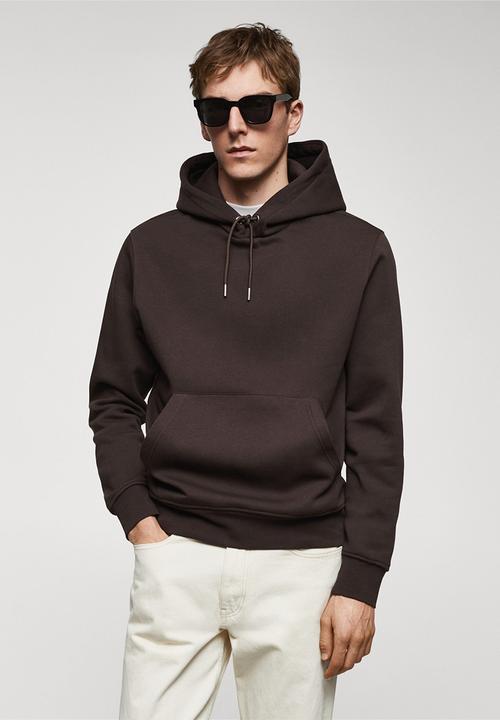 MANGO - Sweatshirt bono - dark brown