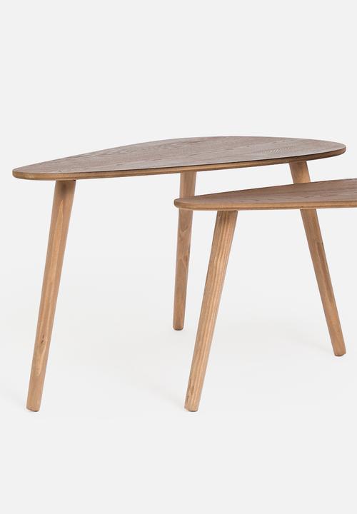 H&S - Alto nesting table set of 2 - natural