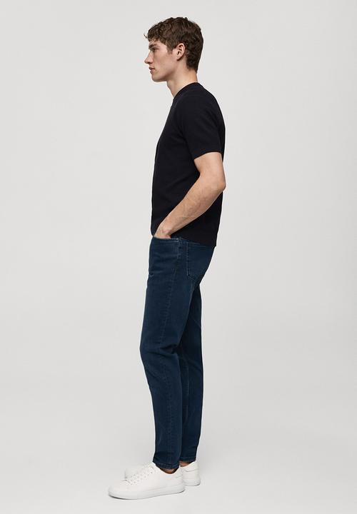 MANGO - Jeans jude - open blue