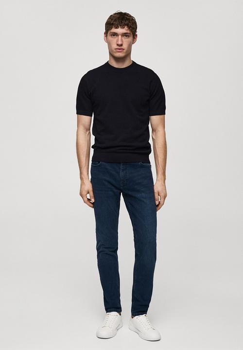 MANGO - Jeans jude - open blue