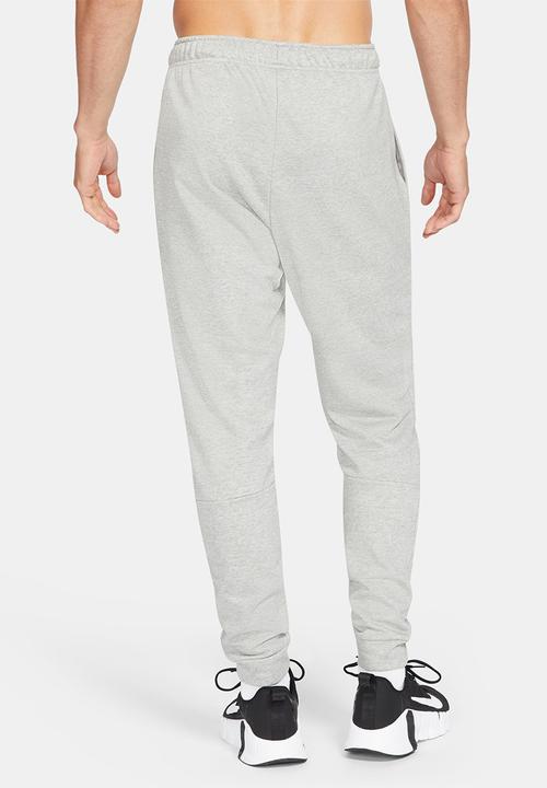 Nike - Dri-FIT Taper Fitness Fleece Trouser - dark grey heather & black 
