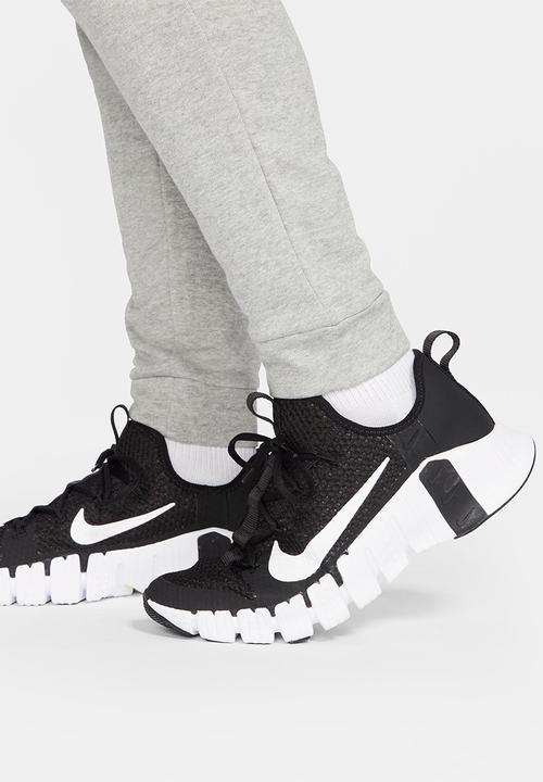 Nike - Dri-FIT Taper Fitness Fleece Trouser - dark grey heather & black 