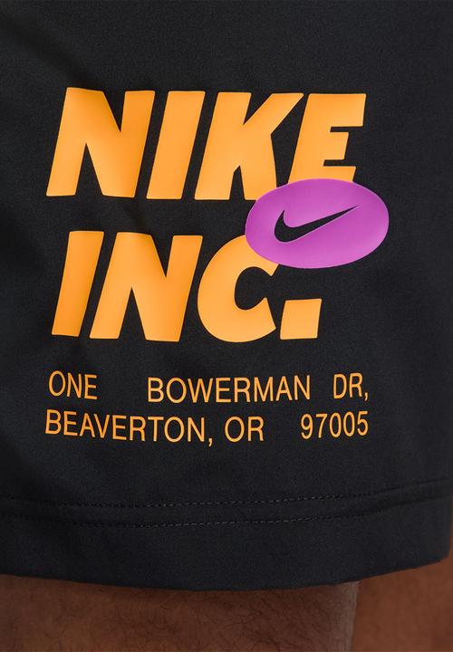 Nike - Form  Dri-FIT 7" Unlined fitness short- black/sundial/vivid purple 
