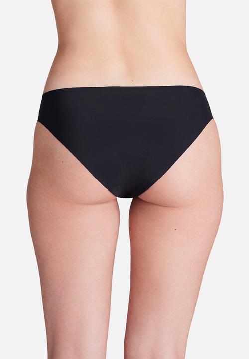 Under Armour - Underwear Bikini UA PURE STRETCH NO SHOW BIKINI-SOLID 3PK - black