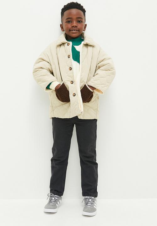 Pop Candy - Quilted jacket - cement & brown