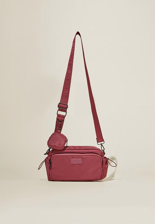 Cotton On - Active essentials crossbody bag - Dark Oak