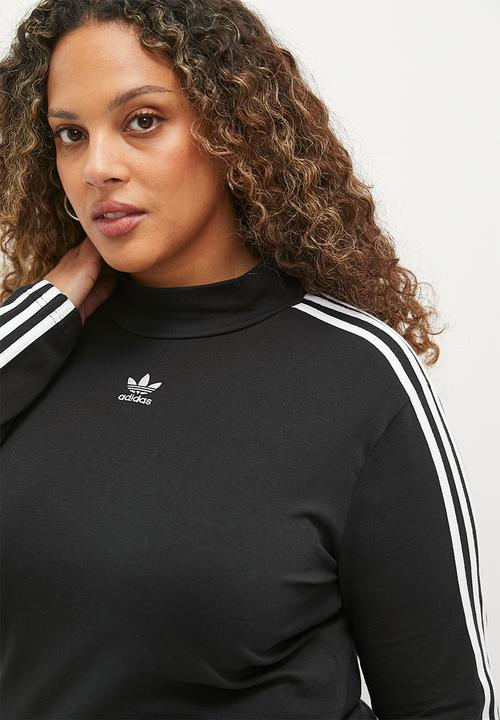adidas Originals - Plus Highneck Long Sleeve W - Black