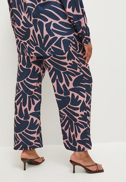 Superbalist - Co-ord printed straight leg - Organic graphic lines