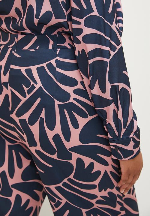 Superbalist - Co-ord printed straight leg - Organic graphic lines