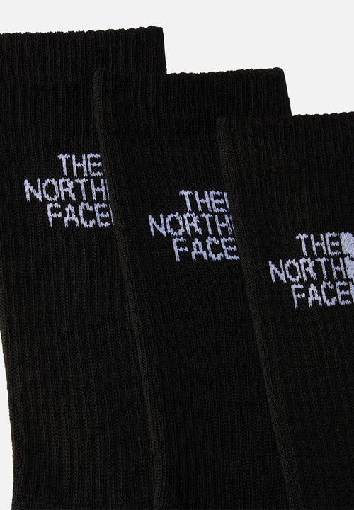 The North Face - Multi sport cush crew sock 3 pack - TNF black 