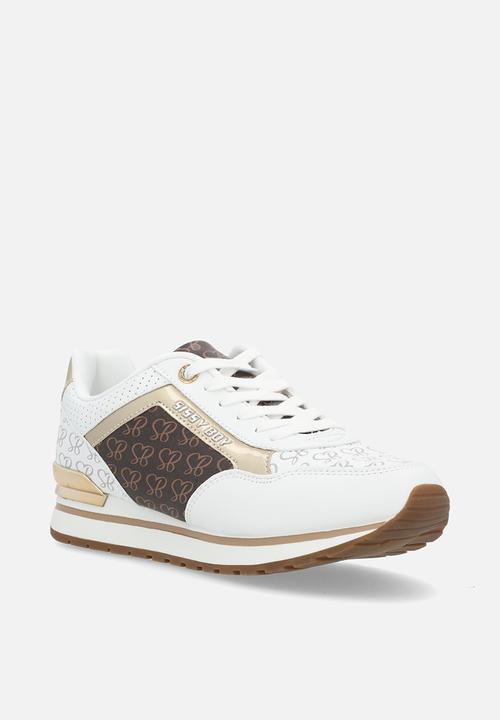 SISSY BOY - Serena sneaker - white/brown