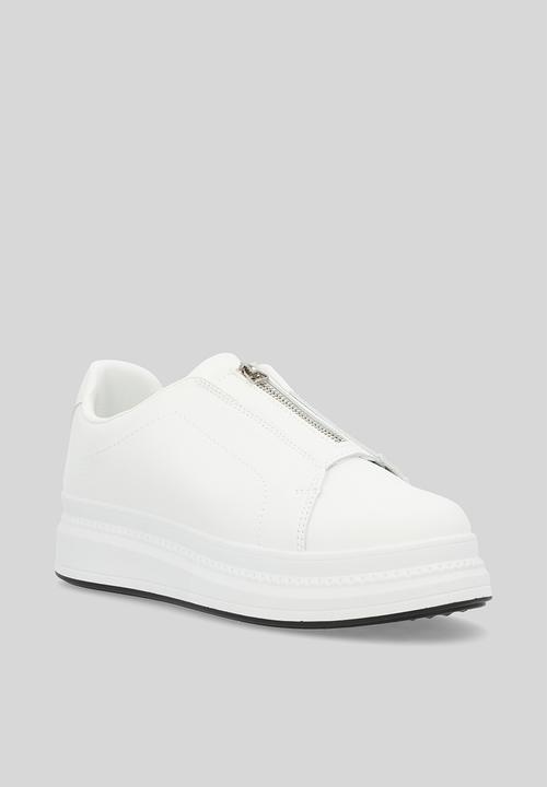 Superbalist - Amadi zip slip-on - white