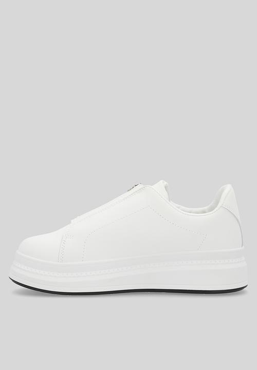 Superbalist - Amadi zip slip-on - white