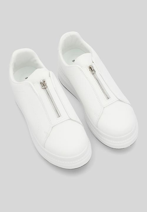 Superbalist - Amadi zip slip-on - white