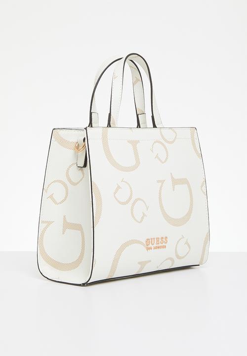 GUESS - Lindey mini tote - white