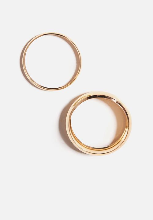 PrettyLittleThing - Gold simple bangle multi pack - gold