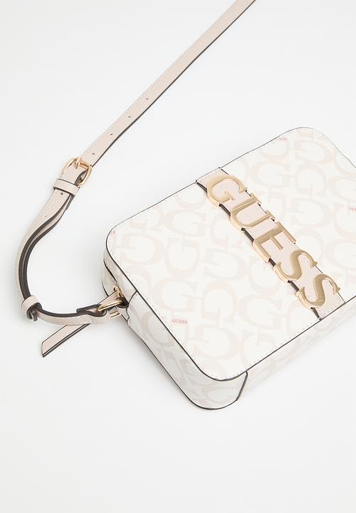 GUESS - Garrick camera crossbody - powder