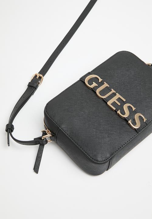 GUESS - Garrick camera crossbody-black