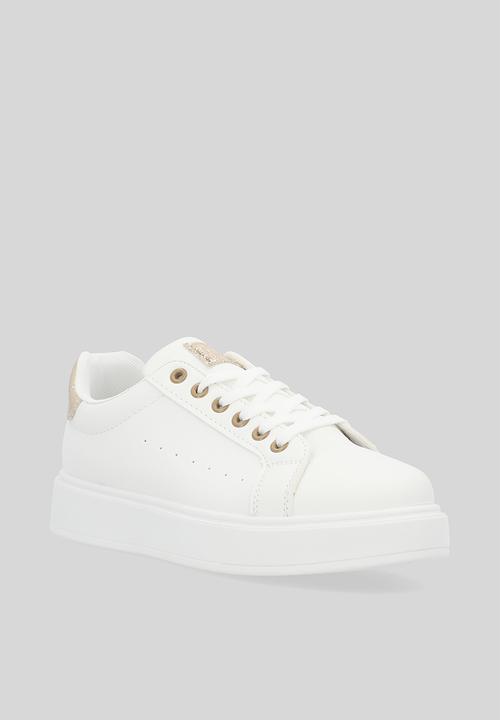 Madison® - Teagan sneaker - white & gold