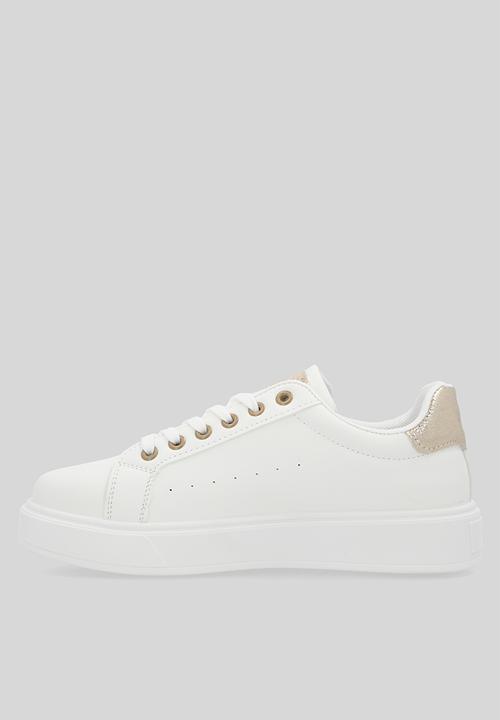Madison® - Teagan sneaker - white & gold