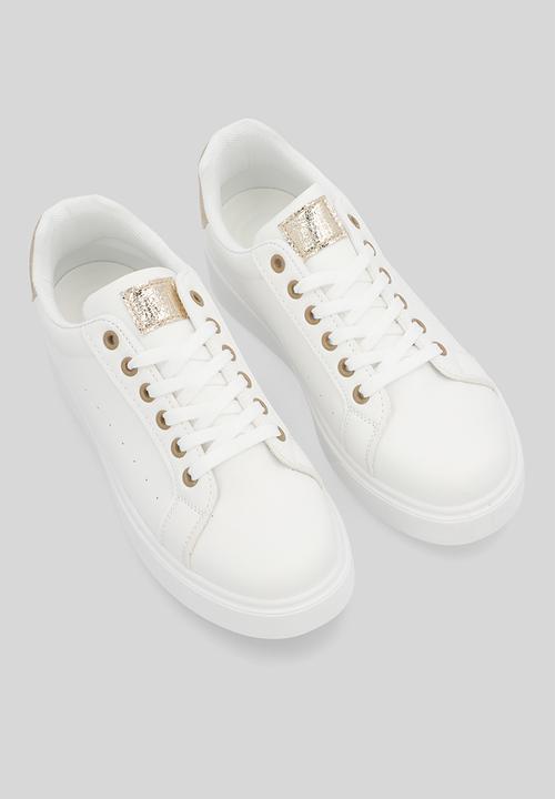 Madison® - Teagan sneaker - white & gold