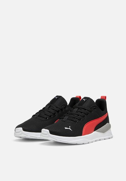 PUMA - Anzarun Lite Jr - Puma Black/Active Red