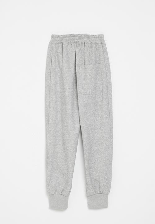 Pop Candy - Cuff jogger - grey & yellow