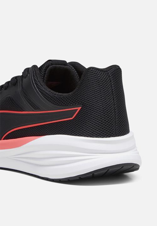 PUMA - Transport Jr - Puma Black/Fire Orchid