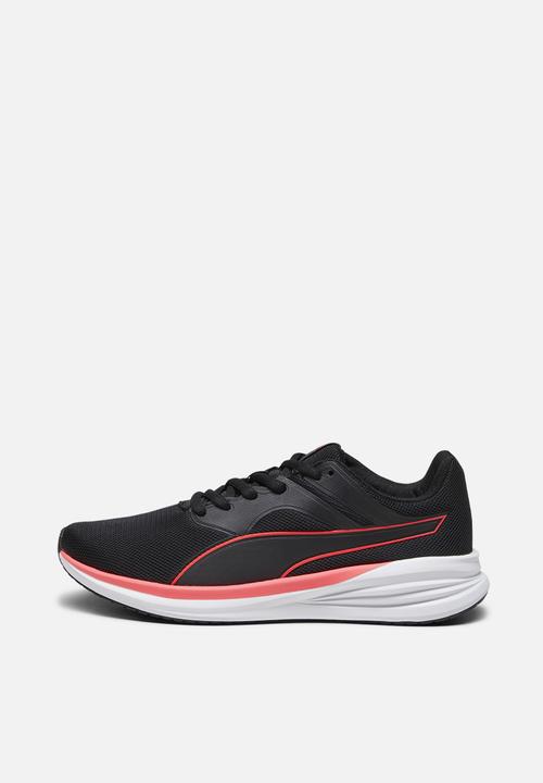PUMA - Transport Jr - Puma Black/Fire Orchid