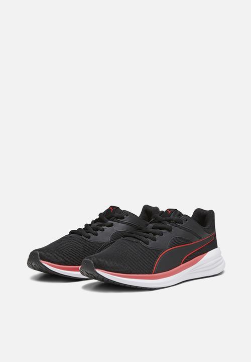 PUMA - Transport Jr - Puma Black/Fire Orchid