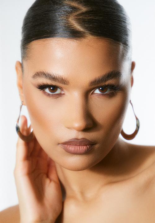 PrettyLittleThing - Abstract long hoop earrings - silver