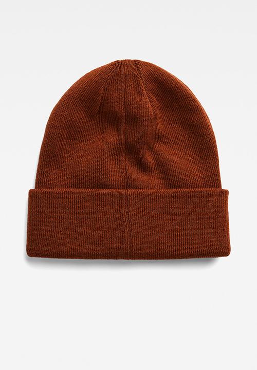 G-STAR - Effo Long Beanie - auburn