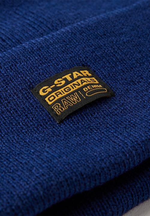 G-STAR - Effo Long Beanie - ballpen blue