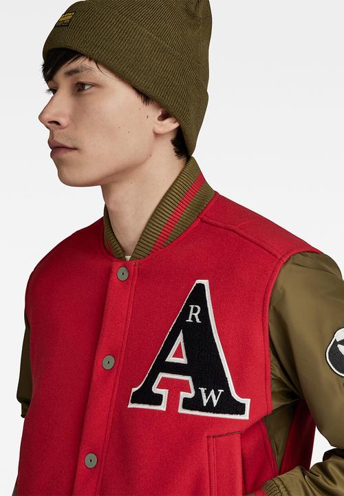 G-STAR - Effo Long Beanie - dark olive