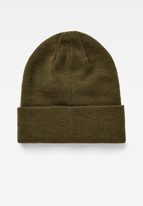 G-STAR - Effo Long Beanie - dark olive