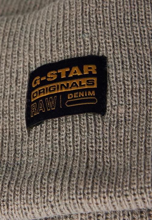 G-STAR - Effo Long Beanie - elephant skin