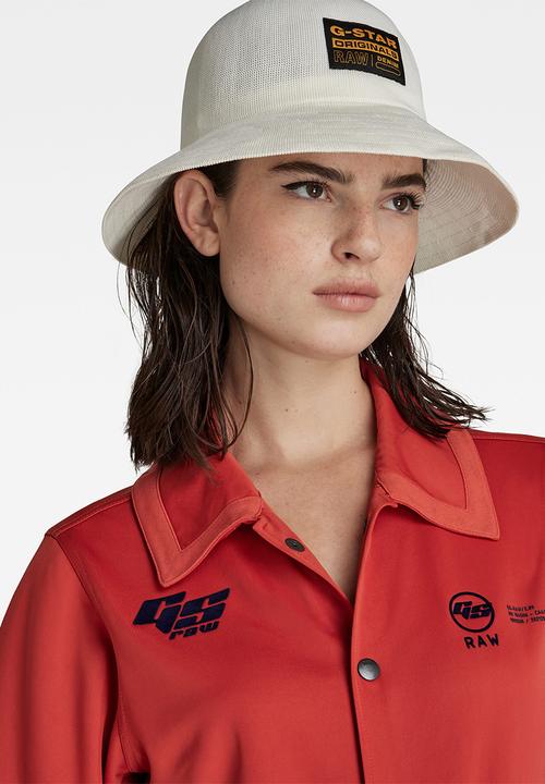G-STAR - Bucket hat knitted - milk