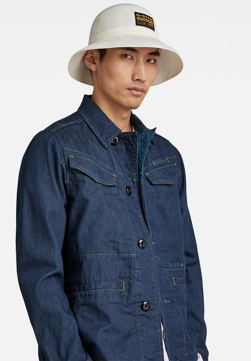 G-STAR - Bucket hat knitted - milk