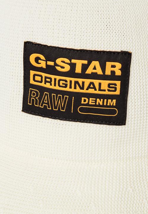 G-STAR - Bucket hat knitted - milk