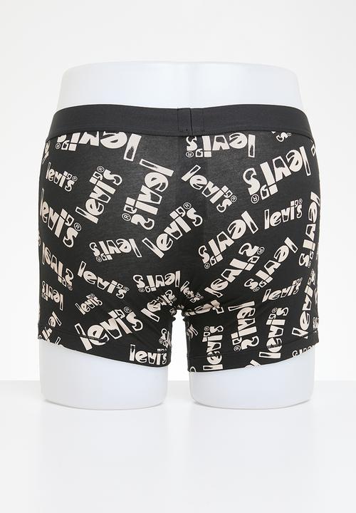 Levi’s® - Poster logo print bb 1 pack - black