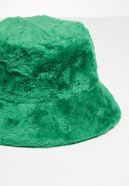 Superbalist - Fluffy bucket hat - green