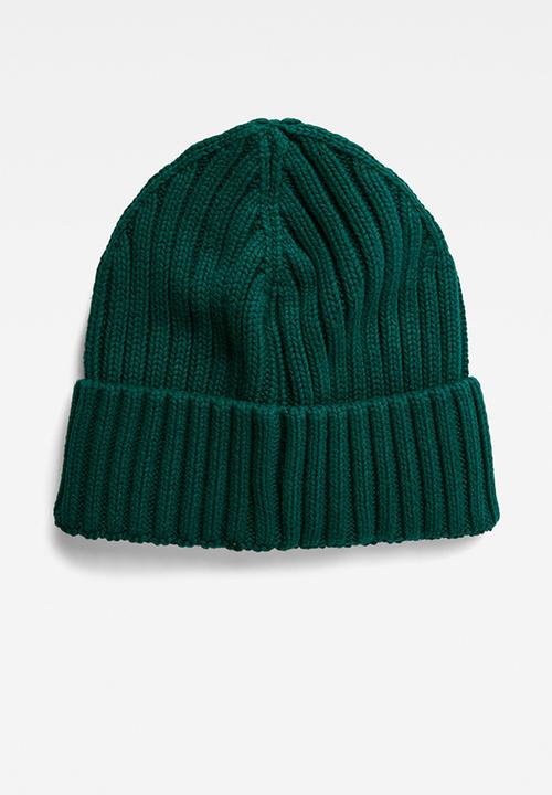 G-STAR - Rib beanie - bright billet green