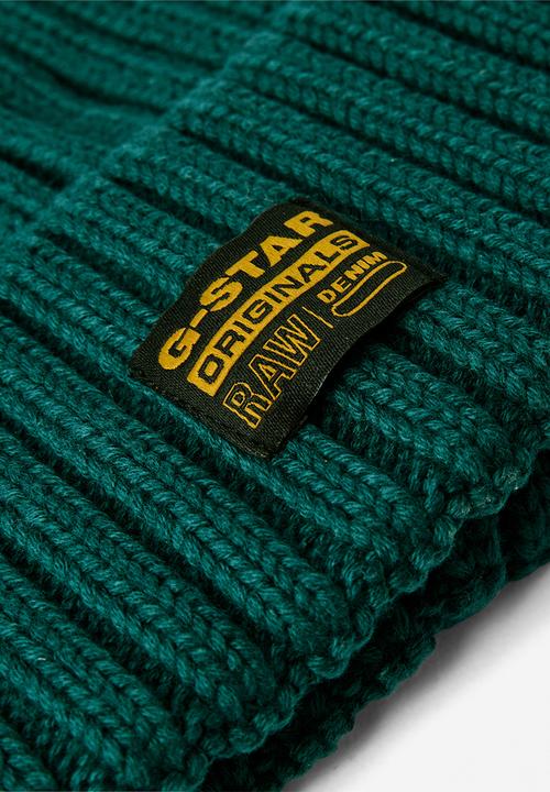 G-STAR - Rib beanie - bright billet green