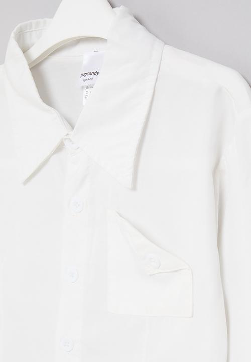 Pop Candy - Cropped shirt - white