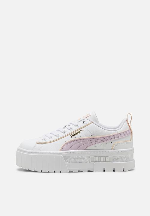 PUMA - Mayze lth piping jr - puma white-grape mist-peach fizz